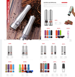 Offre Spéciale – Moulin à Poivre Électrique en Acier Inoxydable, Alimenté par Piles, Argenté, pour Épices et <span class=keywords><strong>Sel</strong></span> Marin – Vente en Gros - Product Image 3