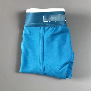 Boxer da <span class=keywords><strong>Uomo</strong></span> a Vita Media in Cotone Traspirante e Confortevole con Logo Personalizzato Stile Brand di Moda - Product Image 6