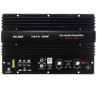 Carte mère amplificateur de voiture 10 pouces 12 pouces carte amplificateur audio de voiture haute puissance 12V PA-80D 1000W