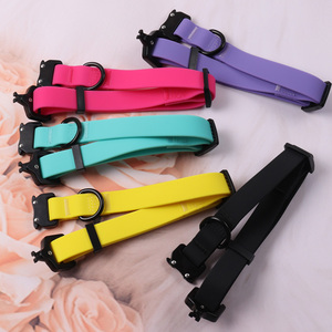 Collares para Perros con Recubrimiento de PVC Impermeable, Hebilla de Metal, Duraderos y Ajustables, Collares de Nailon Suaves y Coloridos - Product Image 5