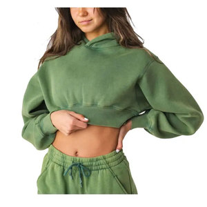 Sweatshirts à capuche personnalisés pour femmes Pull uni Sweatshirts à capuche pour filles Coton léger Entraînement Sports Gym - Product Image 2