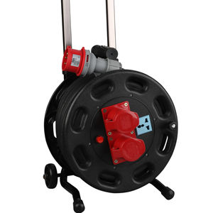 Enrouleur de câble industriel en plastique CEE 380V - Product Image 1