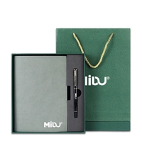 Carnet en cuir PU personnalisé avec logo imprimé, stylo, journal – Cadeau d'entreprise pour la Fête des Mères, Noël, le Nouvel An chinois, Pâques