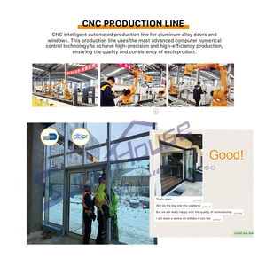 <span class=keywords><strong>Porta</strong></span> Pieghevole in Vetro con Taglio Termico in Alluminio di Alta Qualità Superhouse - Product Image 6