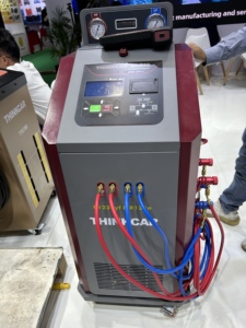 Thinkcar สถานีบริการเครื่องปรับอากาศ Ac100สารทำความเย็นอัจฉริยะเครื่องกู้คืนการชาร์จสูญญากาศและการทำความสะอาด - Product Image 5