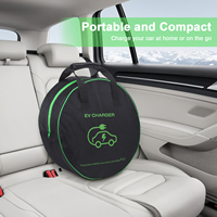 Chargeur EV Portable Type 2 3.5KW 7KW 9.6KW 32A courant réglable Plug and Play écran LCD 2.4 pouces 110V-250V étanche IP65