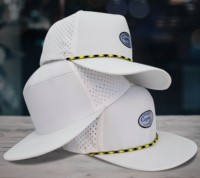 Topi Baseball olahraga 5 Panel, topi bisbol bordir Logo kualitas tinggi, topi Baseball cokelat dengan 5 Panel