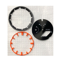 Kit de modification de cadran de montre en laiton noir pour Casioak Gshocks GA2100 - Remplacement du cadran - Kit DIY léger