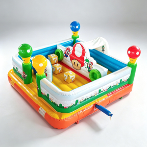 Aire <span class=keywords><strong>de</strong></span> jeux gonflable commerciale à thème <span class=keywords><strong>de</strong></span> dessins animés, château gonflable extérieur pour <span class=keywords><strong>location</strong></span> <span class=keywords><strong>de</strong></span> fêtes, espace <span class=keywords><strong>de</strong></span> jeu gonflable décoré en forme <span class=keywords><strong>de</strong></span> cube - Product Image 2