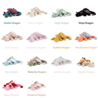 Jellycat Nouveaux jouets en peluche Tag Plush Toys Sky Matcha Snow Persimmon Duskrise Dragon Short Plush Toy 60cm-150cm Unisexe Rembourré en fibre de polyester