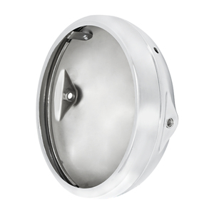 HCMOTORKU Faro LED Vintage da 7 Pollici per <span class=keywords><strong>Moto</strong></span>, Supporto di Montaggio e Copertura Esterna per Harley Sportster XL Touring - Product Image 1