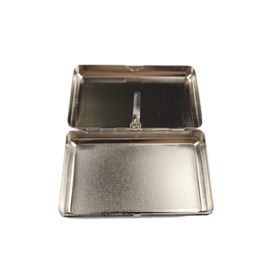 Étui à cigarettes en métal <span class=keywords><strong>vintage</strong></span> Offre Spéciale étanche étui à cigarettes argenté personnalisable - Product Image 4
