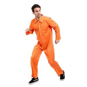 Disfraces de Pareja para Adultos, Halloween 2026, Disfraces de Cosplay de Prisionero Travieso Naranja - Product Image 4