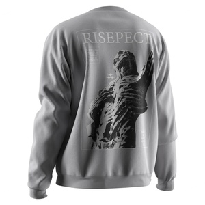 Sweat-shirt confortable à col rond, design unisexe, mélange de polyester de qualité supérieure, pull chaud, style athlétique, haut décontracté et tendance - Product Image 6