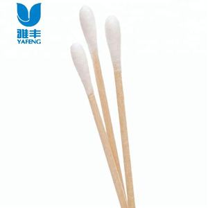 Bâtonnets de coton médicaux à prix abordable, à pointe jetable, en bois, avec embouts en coton - Product Image 6