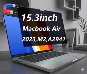 ฟิล์มกันรอยแบบแม่เหล็กสำหรับ MacBook Air รุ่น A2941 ปี 2023 ขนาด 15.3 นิ้ว  ฟิล์มกันมองหน้าจอแบบถอดได้สำหรับแล็ปท็อป - Product Image 1