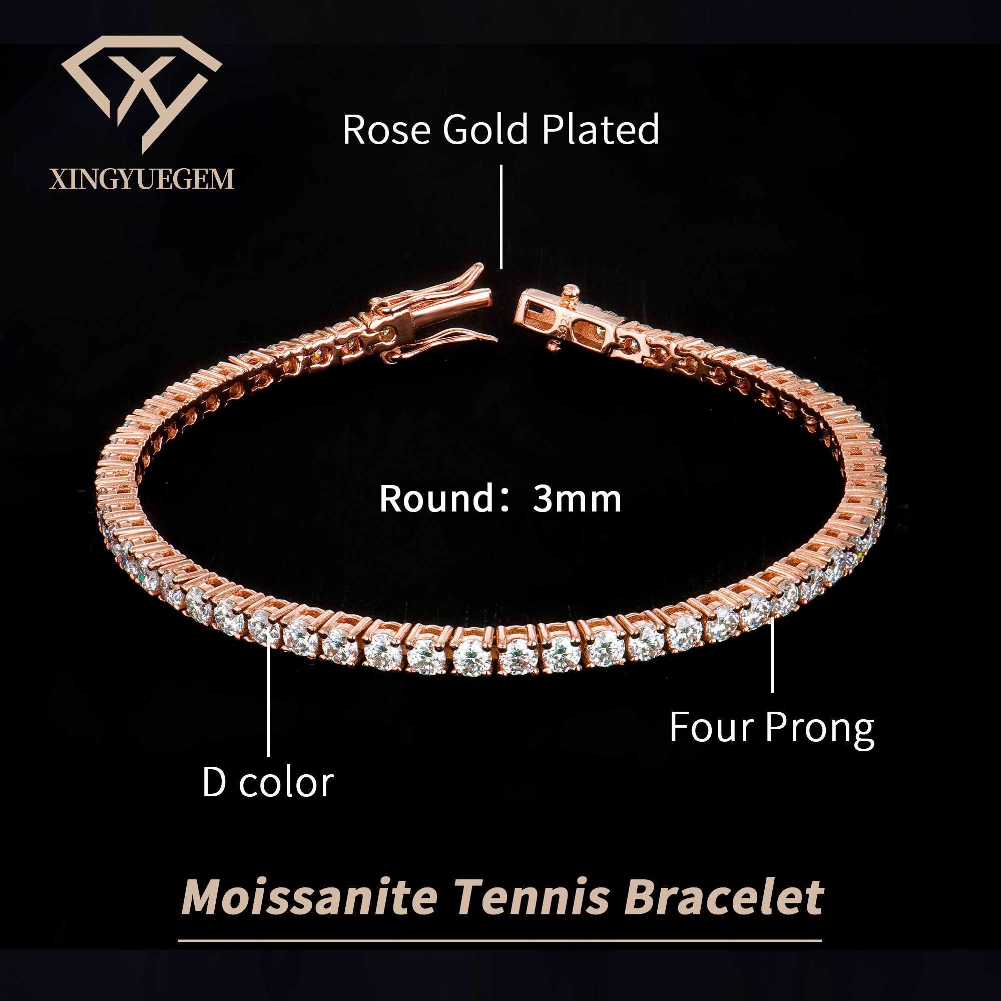 Rose Gold-3mm