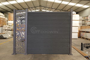 Planche de clôture en bois composite résistant aux intempéries ensemble complet de clôture en bois composite <span class=keywords><strong>180x180</strong></span> clôture en bois composite - Product Image 4