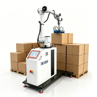 Estación de Paletización Robótica Colaborativa de 30-50 kg, Máquina Apiladora con PLC y Motor, Gran Venta