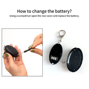 Grita más fuerte que el <span class=keywords><strong>miedo</strong></span>. Esta alarma <span class=keywords><strong>de</strong></span> seguridad <span class=keywords><strong>de</strong></span> 130dB se adapta a tus llaves. El regalo definitivo para la tranquilidad <span class=keywords><strong>de</strong></span> las mujeres - Product Image 6