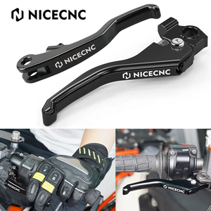 NICECNC pour KTM 690 <span class=keywords><strong>Enduro</strong></span> R SMC R 2014-2023 Levier de frein et d'embrayage court Husqvarna 701 <span class=keywords><strong>Enduro</strong></span> Supermoto 2016-2023 <span class=keywords><strong>GasGas</strong></span> 700 SM ES - Product Image 2