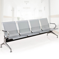Chaises longues en métal au design moderne, très demandées, style hôtel/aéroport, pour salons d'attente, hôpitaux, espaces extérieurs et écoles