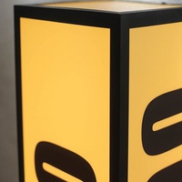 SKYSEEN Lumières Personnalisables Logo Extérieur Marque Signe Led Boîte D'éclairage Publicité Extérieure Boîte À Lumière Énergie Solaire