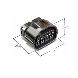 Conector de enchufe impermeable de 10 pines, conector de plástico negro para coche, para Kia Carnival MG641288 4 - Product Image 1