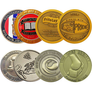 Oneway Wholesale Custom Modern Antique Souvenir Gift Challenge Coin Velvet Metal Gold Medal Box Enamel Souvenir Coin - Product Image 4
