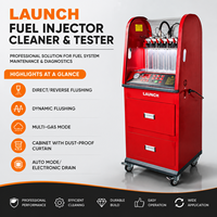 Nettoyeur et testeur d'injecteurs de carburant à ultrasons LAUNCH IMT-601A avec tiroirs – Machine de nettoyage et de test d'injecteurs pour réparation automobile