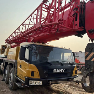 Grue mobile d'occasion Sany 50 tonnes, modèle 2023, hauteur de levage 60m, moteur et boîte de vitesses Weichai, faible consommation de carburant, haute efficacité - Product Image 2