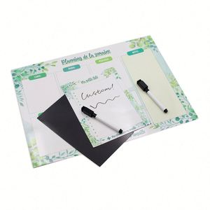 Custom Large Writable Monthly Calendar Meal Magnetic <b>Fridge</b> Planner - Product Image 3