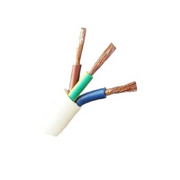 Cable Eléctrico Flexible BVV con Núcleo de Cobre y Revestimiento de PVC, Cable de Alimentación de 2.5mm 1.5mm 4mm 6mm
