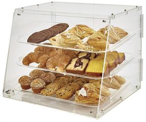 Spring Sign <span class=keywords><strong>Vitrine</strong></span> de <span class=keywords><strong>boulangerie</strong></span> en acrylique à 3 niveaux <span class=keywords><strong>Vitrine</strong></span> de <span class=keywords><strong>boulangerie</strong></span> en acrylique personnalisée - Product Image 1