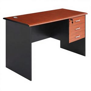 Mesa de Oficina Moderna, Escritorio de Hierro Metálico Dorado, Estación de Trabajo Modular, Juego de Muebles de Oficina, Suministro al por Mayor - Product Image 3