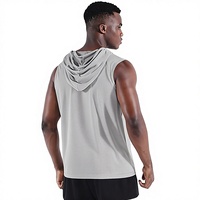 Camiseta Deportiva de Malla de Secado Rápido con Logotipo Personalizado para Hombre, Camiseta sin Mangas para Gimnasio, Fitness, Entrenamiento