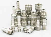 Compresseur d'air pneumatique, connecteur femelle 1/2 pouce, prise de raccordement rapide PM-40, acier inoxydable SS304