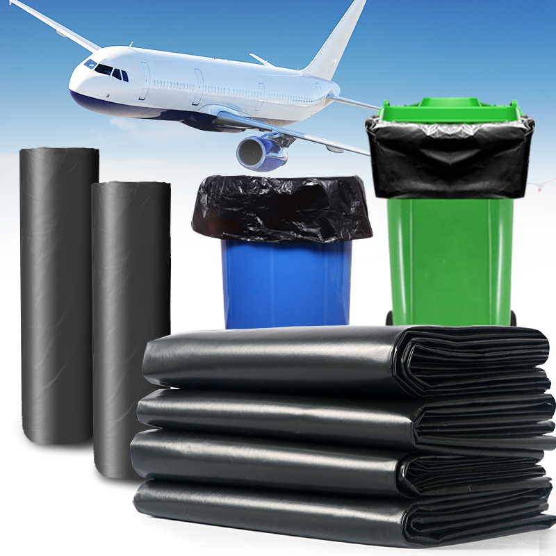 Contractor Trash Bags, 3.0 Mil, Large Black Heavy Duty Garbage Bags