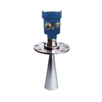 Capteur de niveau radar à ondes guidées industrielles 80Ghz Instrument 4-20mA Silo Usine d'alimentation Carburant Réservoir d'eau liquide 20mA Mesure de niveau