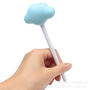 Stylo en forme de nuage mignon en mousse PU, idéal pour les activités promotionnelles et les cadeaux - Product Image 5