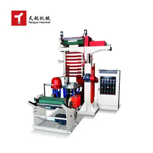 Tianyue Cina pabrik otomatis grosir OEM kepala ganda kecil multi-lapisan kecepatan tinggi ABA LDPE LLDPE HDPE ditiup mesin Film