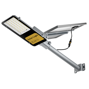 Lampe solaire de rue professionnelle 200W IP66, panneau solaire MONO, batterie 22AH, projecteur LED ultra-lumineux 2100LM avec télécommande - Product Image 1