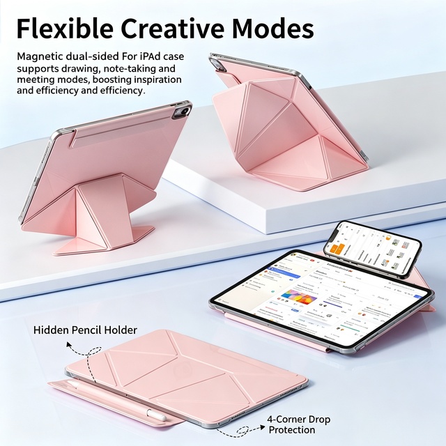 For iPad Magnetic Case for ipad 10th/11th Generation ipad Mini6/7  Cover for ipad Pro11/13 Pouces Originalfor ipad Tablet case