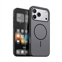 Coque de téléphone magnétique en TPU pour 17 Pro Max, pour 16 Pro, 15, coque de téléphone magnétique résistante aux chutes