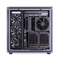 Boîtier PC ATX Jonsbo BO400 en verre trempé, compatible avec les refroidisseurs à eau de 360 mm et les cartes mères ATX