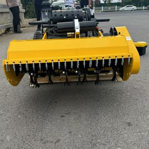 Động cơ diesel nhỏ <span class=keywords><strong>Robot</strong></span> Máy cắt cỏ với chiều rộng 800mm 1000mm 1200mm điều khiển từ xa theo dõi Máy cắt cỏ - Product Image 5