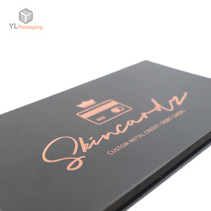 Scatola regalo magnetica personalizzata all'ingrosso in cartone rigido nero con inserto per <span class=keywords><strong>carte</strong></span> VIP aziendali - Product Image 6