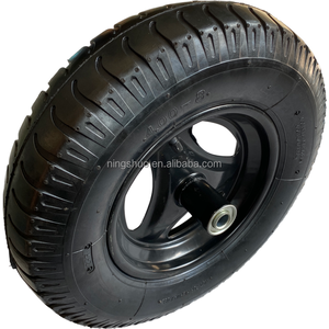 निंगशुओ किंगदाओ कारखाने उच्च गुणवत्ता 16 इंच व्हीलबारो व्हील 4.80/4.00-8 3.50-8 4pr - Product Image 2