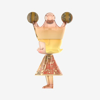2025 100% Original POP MART MEGA ROYAL MOLLY 400% 1000% Mucha-Zodiac Figuras DE ACCIÓN Figuras decorativas Estatuas de juguete