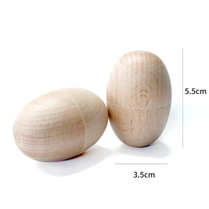 Maracas pequeñas de educación temprana para niños, instrumentos de percusión Orff de madera, Maracas de madera para escuela <span class=keywords><strong>primaria</strong></span>, jardín de infantes - Product Image 4